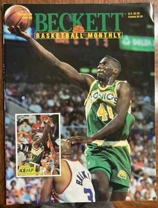 Beckett Basketball Monthly Magazine #39 Oct. 1993 Shawn Kemp Excellent - Bild 1 von 2