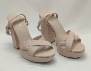 Forever New Katrina Platform Pink Heels Size 40 - Picture 1 of 7
