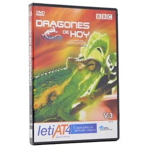 Dragons Alive DVD BBC Video Future Reptiles Spanish Artwork Cover Spanish Audio - Imagen 1 de 3