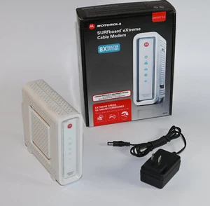 Motorola SURFBoard eXtreme SB6141 300Mbps DOCSIS 3.0 Cable Modem White - Picture 1 of 11