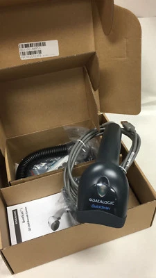 BRAND NEW DATALOGIC Quickscan L QD2330-BKK1S Black with STAND & USB cable - Image 1 of 3