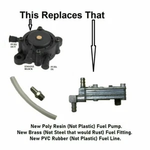 WELDER ROUGHNECK 2E BLUE STAR FIRE GAS FUEL PUMP LMH & WHG CARBURETOR - Picture 1 of 8
