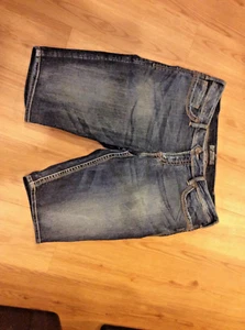 Silver Jeans Co Camden Rose Bermuda Shorts 18 Blue Denim Zip Fly Button Front - Picture 1 of 24