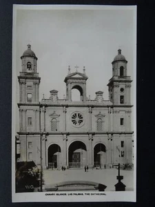 Spain Canary Island LAS PALMER THE CATHEDRAL - Old RP Postcard - Picture 1 of 2