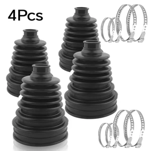 4X Drive Shaft CV Joint Boot Kit Universal for Car Constant Velocity Dust Cover - Picture 1 of 10