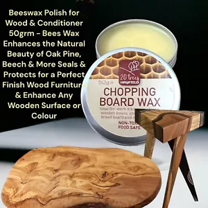 Cera per tagliere - smalto cera d'api - utensili da cucina - cassaforte per alimenti - 50 ml/50 g - Foto 1 di 4