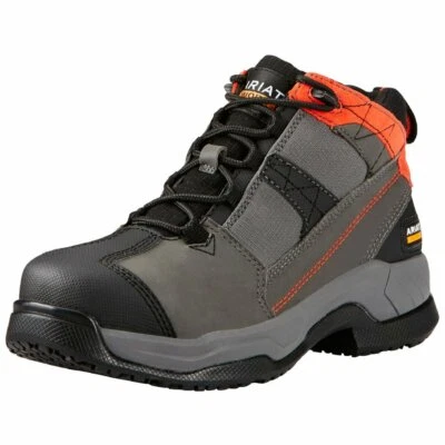 Ariat Women's Contender Steel-Toe Lace-Up Boot, Gray, 10018573 - Image 1 of 4