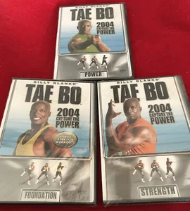 Menge 3 versiegelt Billy Blanks Tae Bo 2004 Capture Power Foundation Stärke Stretch - Bild 1 von 5