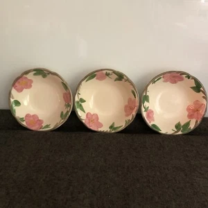 3 Franciscan Desert Rose Dessert Bowls  5  3/4" • Made In England • Flying F - Picture 1 of 7