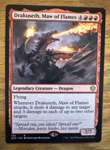 Barajas de Comandante Starter Magic The Gathering, Drakuseth, Fauces de Llamas - Imagen 1 de 1