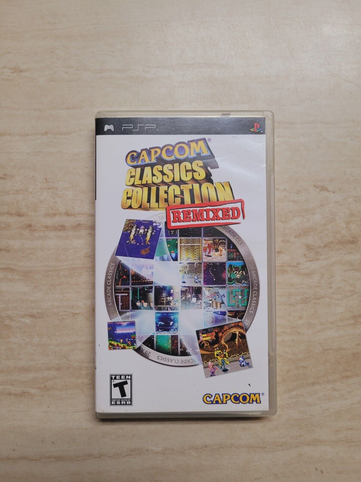 Capcom Classics Collection Remixed Sony PSP Complete 