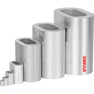 Pressklemmen Seil Aluminium Presshülsen Seilklemmen Drahtseilklemmen ALU - Bild 1 von 7