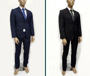 ABITO DA UOMO SARTORIALE DROP 4 VESTIBILITA' REGULAR, BLU O NERO. PROMO -30% - Foto 1 di 7