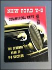 1938 Ford Commercial Truck Panel Delivery Vintage Car Sales Brochure Catalog
