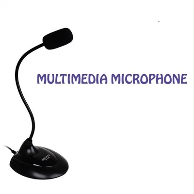 NEW 360° Omnidirectional Wired 3.5mm/USB Multimedia Microphone For Laptop PC - Image 1 of 4