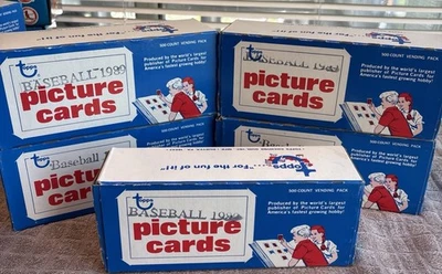 Tarjetas de béisbol Topps 1989 500 quilates Cajas expendedoras / Tarjeta de novato John Smoltz Foto 1 de 4