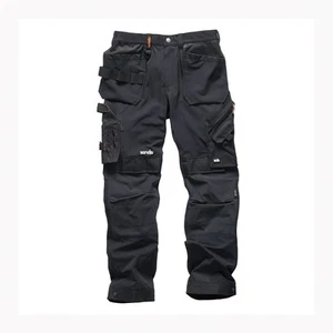 Scruffs Pro Flex Plus Fondina Pantalone da Lavoro Nero Commerciante Multitasche - Foto 1 di 2