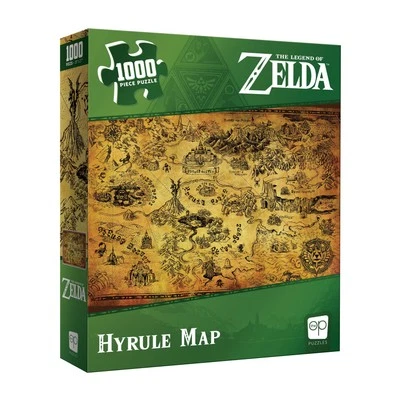 The Legend of Zelda Hyrule Map Jigsaw Puzzle, 1000-Pieces - Image 1 of 4