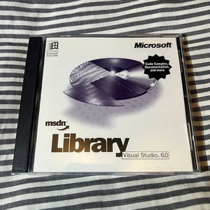 Microsoft MSDN Library Visual Studio 6.0 Two CD Set for Windows98 Windows NT - Picture 1 of 5