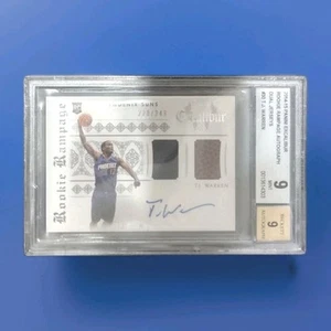 2014-15 Panini Excalibur Rampage Duals/349 TJ Warren #30 Rookie Auto Beckett 9 - Imagen 1 de 5