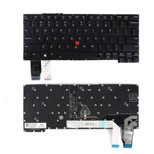 US Laptop Keyboard for Lenovo YOGA X13 GEN2 Black with Backlit and Point Stick - Picture 1 of 4
