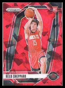 2024 Prizm #268 Reed Sheppard Red Ice RC Toronto Raptors - Picture 1 of 2