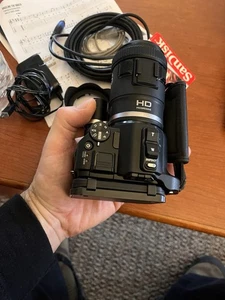 JVC GC-PX100BU 1080/60p Camcorder f/1.2 10x Wi-Fi + Case + SD Card + HDMI - Picture 1 of 12