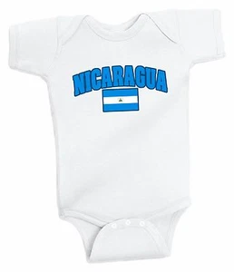 Body Nicaragua calcio bambino vestito mameluco neonato bambina ragazzo maglietta bambini - Foto 1 di 2