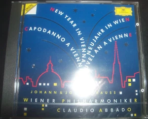 New Year In Vienna Johann Josef Strauss Wiener Philharmoniker Claudio Abbado CD - Picture 1 of 2