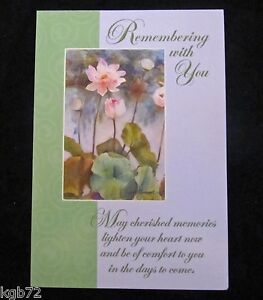 Leanin Tree Sympathy Funeral Memorial Greeting Card Multi Color R185