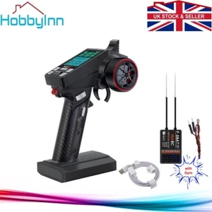 RC Transmitter Receiver Gyro 8 Channel HOTRC CT-8A 2.4ghz Remote Car Boat Tank