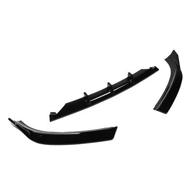 1 Set Glossy Black Bumper Front Lip Chin Spoiler For 2013-2017 Audi A5 S5 Foto 1 de 4