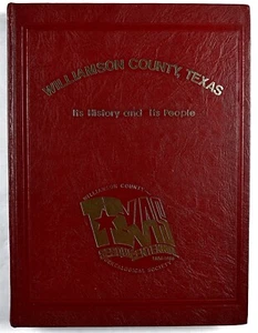 Libro de Historia Familiar Williamson County, Texas Georgetown Round Rock Coupland TX - Imagen 1 de 15