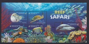 AUSTRALIA 2018 - REEF SAFARI MINISHEET MNH - Nature ,Marine life.   - Picture 1 of 1