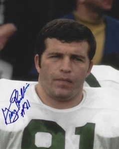 Autographed GERRY PHILBIN 8X10 New York Jets photo - COA - Picture 1 of 1