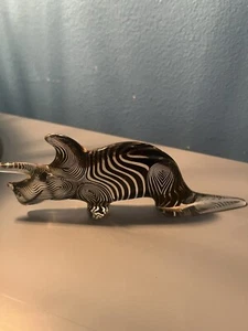 Abraham Palatnik Vintage Lucite Triceratops Dinosaur Sculpture Figure - Picture 1 of 2