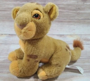 Vintage Disney Store Plush Simba Cub Stuffed Animal Lion King 8" 1994 - Picture 1 of 4