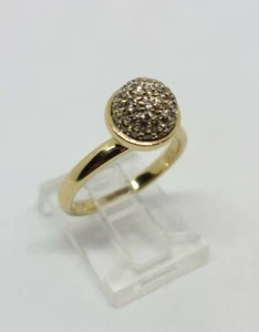 18K Yellow Gold SYNA Candy Champagne Diamond Bubble Ring Size 6.5 MSRP $3,800 - Picture 1 of 10