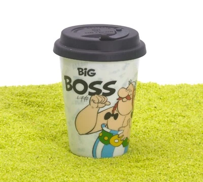 Könitz Porzellan Coffee to Go Becher Asterix Charcters - Obelix Big Boss  380ml - Bild 1 von 4