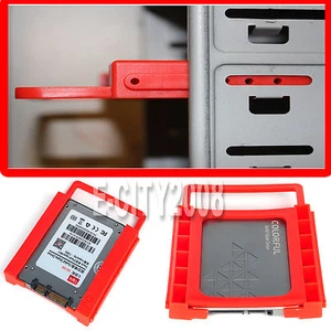 100X 2.5" to 3.5" Bay SSD Hard Drive HDD Mounting Bracket Adapter Dock Tray - Picture 1 of 12