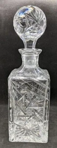 Beautiful Crystal Decanter With Stopper - Picture 1 of 7