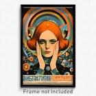 Russian Movie Poster - Girl Feeling Agitation, Worldly Brooch (Russia Art Print)