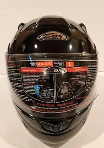 MOTORCYCLE HELMET ZOX Nevado RN2 SVS Modular flip-up helmet Black Large - Bild 1 von 16