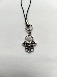 Hamsa Hand Cell Phone Charm Strap Pendant Hanging Key Chain Car Decor Lanyard - Photo 1/3