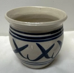 Handgefertigte Jamestown Keramik kleines Übertopf, Votivkerzenhalter, Schmuckschale - Bild 1 von 9