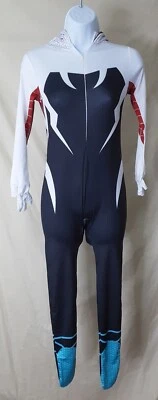 New, Girl’s GWEN STACY Spiderwoman Halloween Costume (10/11 yr). - Image 1 of 4