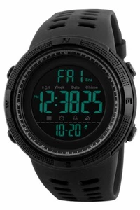  AQUAFORCE Multi Function Digital Watch with Flashlight 50M Water Resistant - Picture 1 of 1