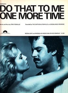 Do That To Me One More Time Captain & Tennille 1979 Sheet Music - Imagen 1 de 2