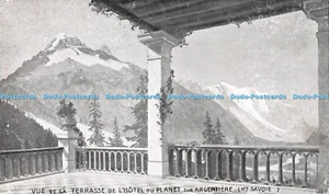 R247491 Savoie Vue de la Terrasse de L Hotel du Planet sur Argentiere 1911 - Bild 1 von 4