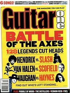 Guitar One Magazine December 2003 Battle of the Axes, Puddle of Mudd, Fuel - Imagen 1 de 1